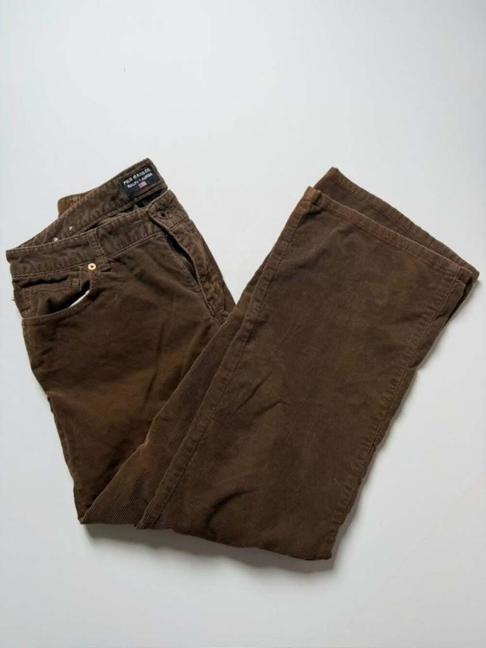 VTG Y2K Gorpcore 90’s/2000’s Polo Jeans Co. Ralph Lauren Brown Corduroy Pants